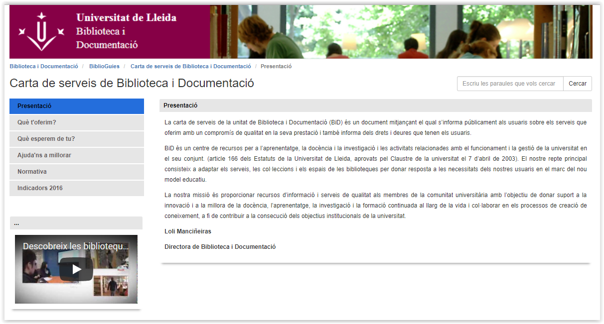 Carta de serveis