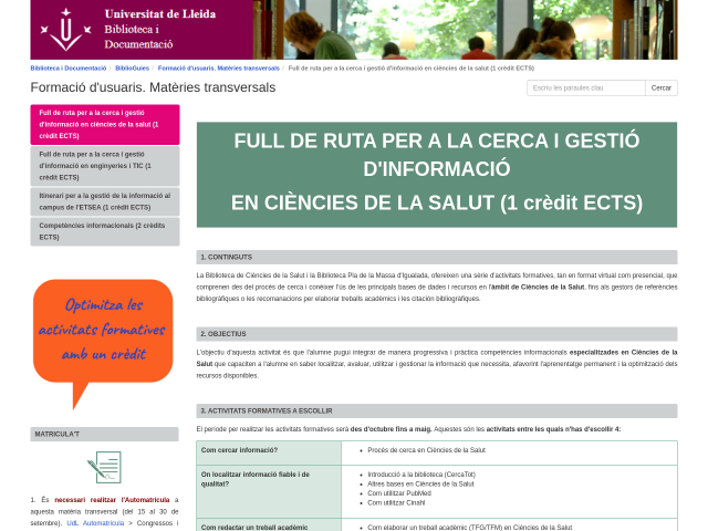 Matèries transversals